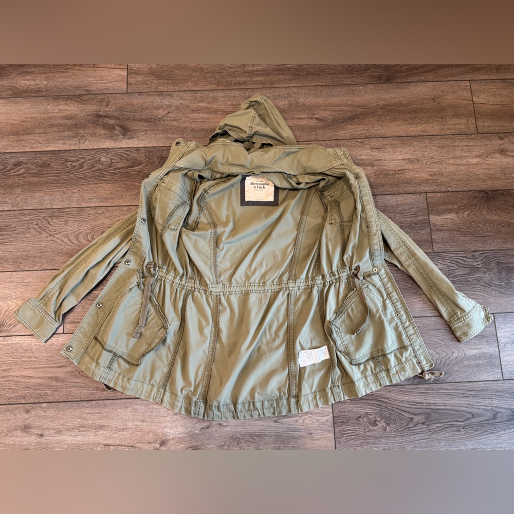Abercrombie & Fitch Military Utility Jacket, Hood, Slim Fit - Picture 5 of 11